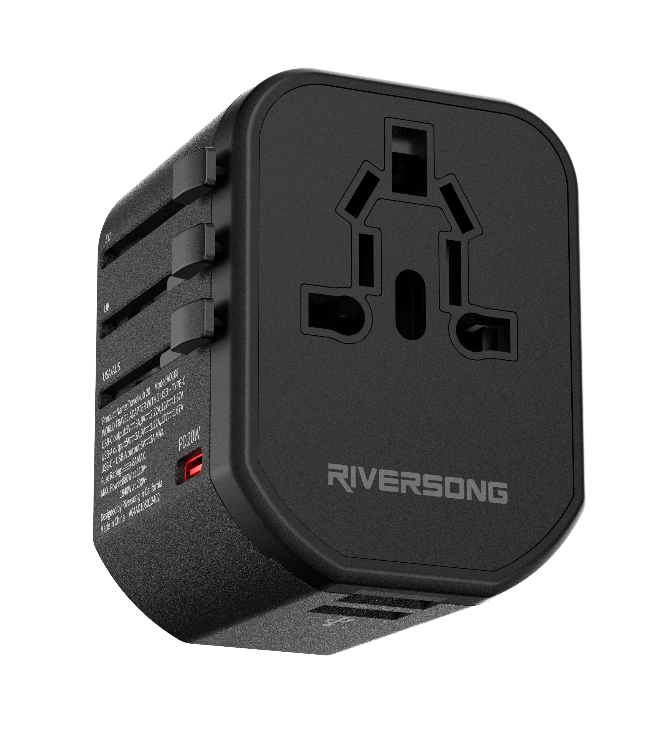 Riversong 4-in-1 Universal Travel Adapter