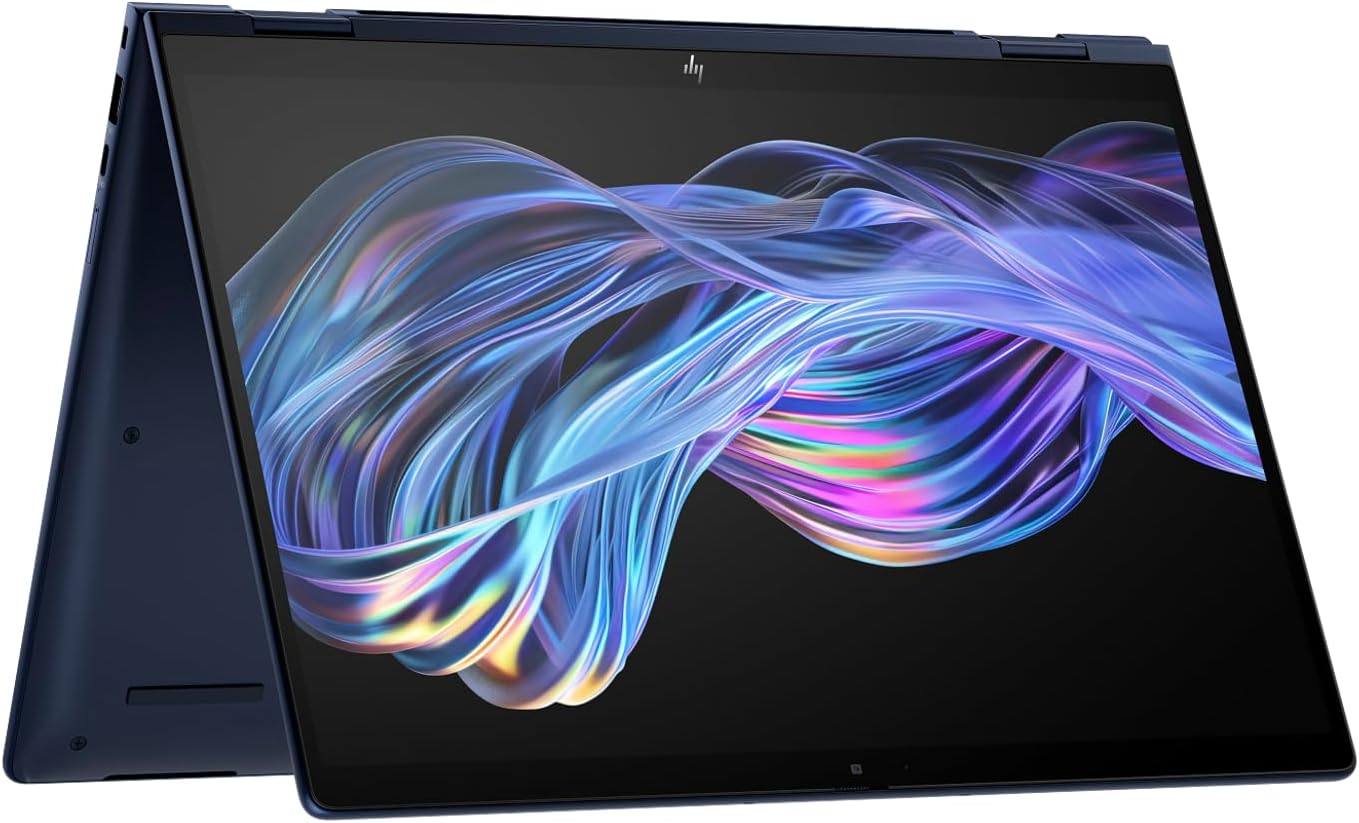 — HP EliteBook X G1i 14 AI Business black upsidedown