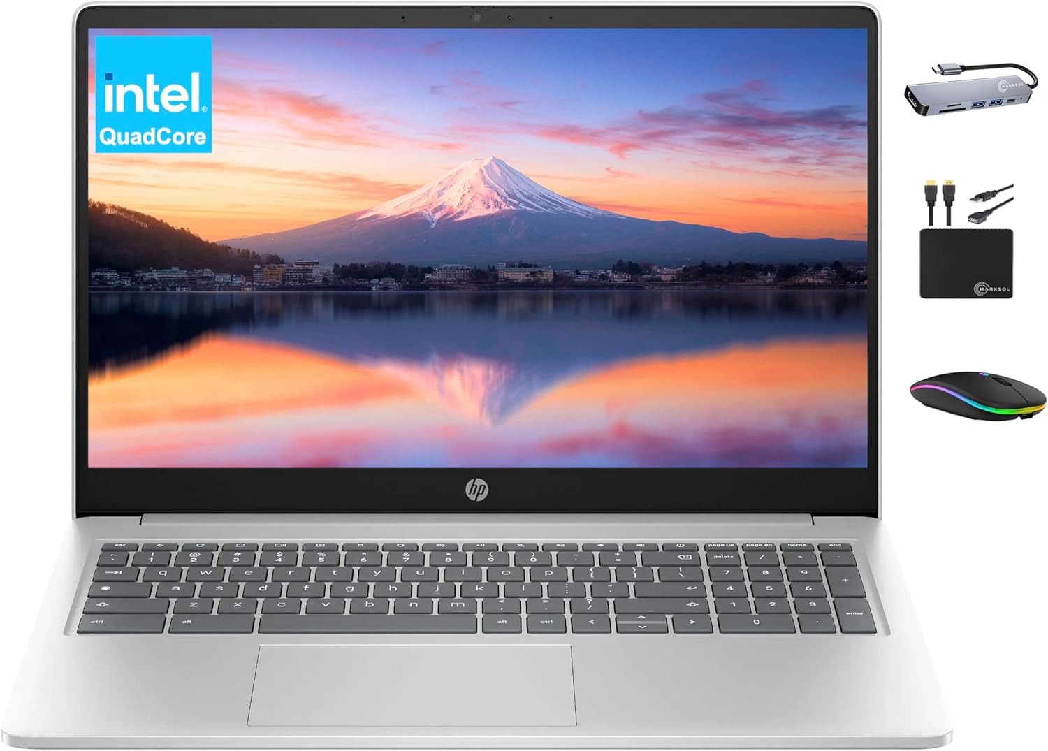  — FD0100NIA FreeDOS Laptop silver front