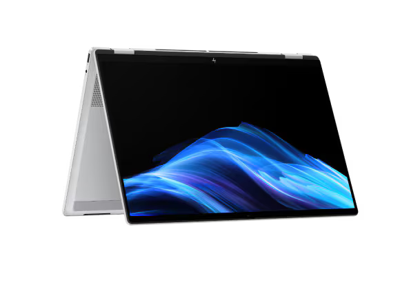  — AZ0595 OLED Laptop silver upsidedown